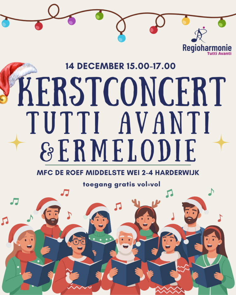 Sfeervol kerstconcert in De Roef met Tutti Avanti en Ermelodie