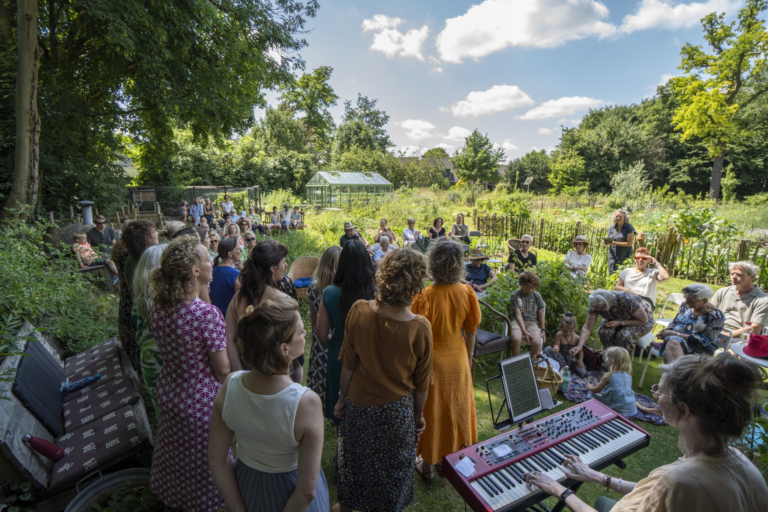 Gluren bij de Buren Concert als seizoensafsluiting