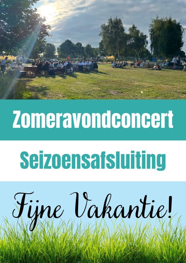 Ons zomeravondconcert staat in de Krant van Zeewolde!